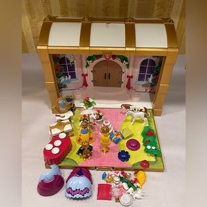 Rare 2004 Large Geobra Playmobil Princess Treasure Chest Carry Case Playset
